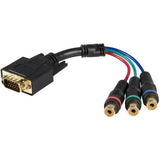 StarTech.com StarTech.com Cable adapter - RCA breakout - HD15 (m) - component (f) - 6in - HD15CPNTMF