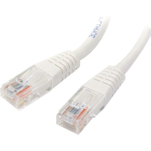 StarTech.com 3 ft White Molded Cat5e UTP Patch Cable - M45PATCH3WH