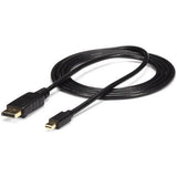 StarTech.com 3ft (1m) Mini DisplayPort to DisplayPort 1.2 Cable, 4K x 2K mDP to DisplayPort Adapter Cable, Mini DP to DP Cable for Monitor - MDP2DPMM3