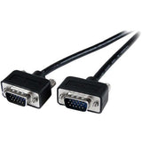 StarTech.com Thin Coax High Res VGA Monitor Cable with LP Connectors - SVGA - Low Profile Connectors - HD15 (M) - HD15(M) - MXT101MMLP15
