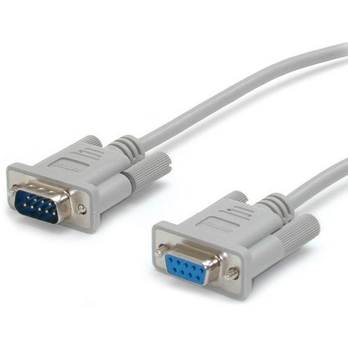 StarTech.com 15ft Straight Through DB9 Serial Cable - Mouse Extension Cable External - Gray - MXT106