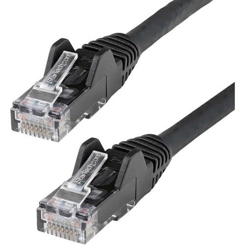 StarTech.com 100ft CAT6 Ethernet Cable - Black Snagless Gigabit - 100W PoE UTP 650MHz Category 6 Patch Cord UL Certified Wiring/TIA - N6PATCH100BK