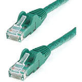 StarTech.com 100ft CAT6 Ethernet Cable - Green Snagless Gigabit - 100W PoE UTP 650MHz Category 6 Patch Cord UL Certified Wiring/TIA - N6PATCH100GN