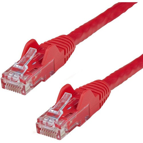 StarTech.com 10ft CAT6 Ethernet Cable - Red Snagless Gigabit - 100W PoE UTP 650MHz Category 6 Patch Cord UL Certified Wiring/TIA - N6PATCH10RD