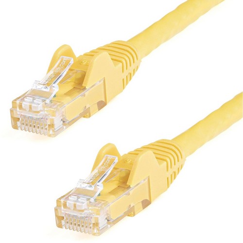 StarTech.com 35ft CAT6 Ethernet Cable - Yellow Snagless Gigabit - 100W PoE UTP 650MHz Category 6 Patch Cord UL Certified Wiring/TIA - N6PATCH35YL