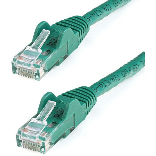 StarTech.com 50ft CAT6 Ethernet Cable - Green Snagless Gigabit - 100W PoE UTP 650MHz Category 6 Patch Cord UL Certified Wiring/TIA - N6PATCH50GN