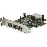 StarTech.com 3 Port 2b 1a LP 1394 PCI Express FireWire Card - PEX1394B3LP
