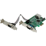 StarTech.com 2 Port Low Profile PCI Express Serial Card - 16550 - PEX2S553LP