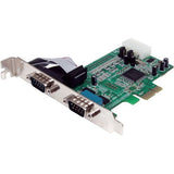 StarTech.com 2 Port PCIe Serial Adapter Card with 16550 - PEX2S553