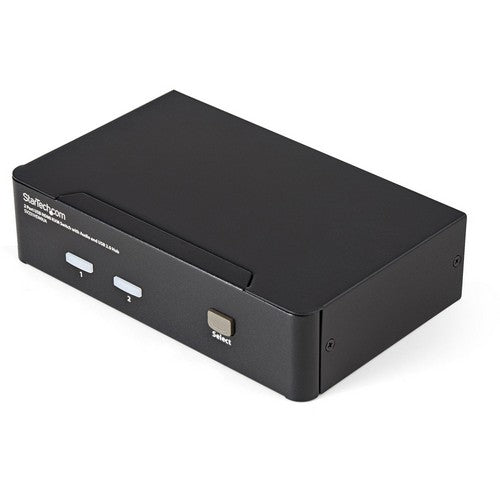 StarTech.com 2 Port USB HDMI KVM Switch w/ Audio & USB 2.0 Hub - SV231HDMIUA