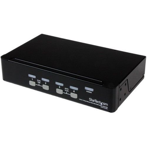 StarTech.com 4 Port 1U Rackmount USB KVM Switch with OSD - SV431DUSBU