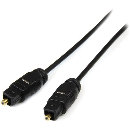 StarTech.com StarTech.com Digital SPDIF audio cable (optical) - TOSLINK (M) - TOSLINK (M) - fiber optic - 10 ft - THINTOS10