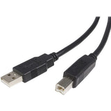 StarTech.com StarTech.com High Speed Certified USB 2.0 - USB cable - 4 pin USB Type A (M) - 4 pin USB Type B (M) - 1.8 m ( USB / Hi-Speed USB ) - USB2HAB6