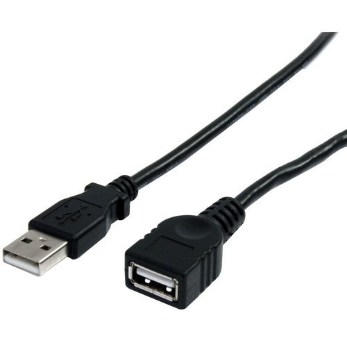 StarTech.com 3 ft Black USB 2.0 Extension Cable A to A - M/F - USBEXTAA3BK