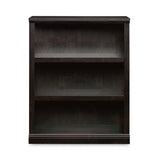 Sauder Select Collection Bookcase, Three-Shelf, 35.37w x 13.22d x 69.76h, Estate Black