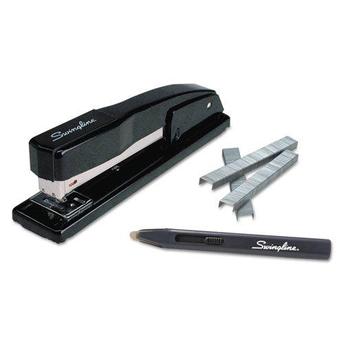 Swingline Commercial Desk Stapler Value Pack, 20-Sheet Capacity, Black