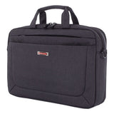Swiss Mobility Cadence 2 Section Briefcase, Fits Devices Up to 15.6