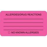 Tabbies ALLERY/DRUG REACTIONS Alert Labels - 01730