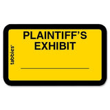 Tabbies Plaintiff's Exhibit Legal File Labels - 58094