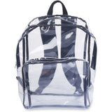 Tatco Carrying Case (Backpack) Notebook - Clear, Black - 63225
