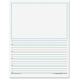 Teacher Created Resources K - 1 5/8" Space Writing Paper - Letter - 76543