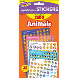 Trend Animals SuperShapes Stickers Variety Pack - 46904