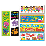 TREND Bookmark Combo Packs, Celebrate Reading Variety #1, 2 x 6, 216/Pack