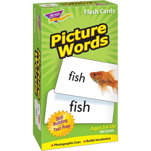 Trend Picture Words Flash Cards - T53004