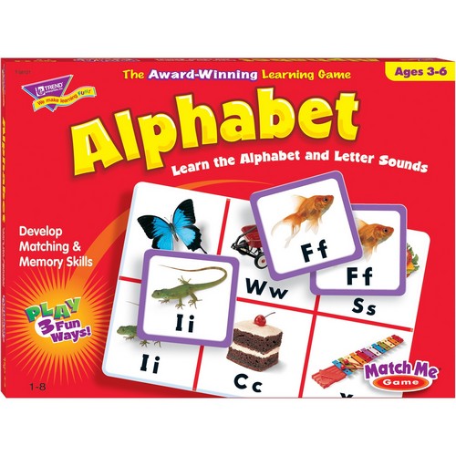 Trend Match Me Alphabet Learning Game - T-58101