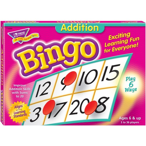 Trend Addition Bingo Game - T6069