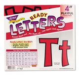 TREND Ready Letters Playful Combo Set, Red, 4