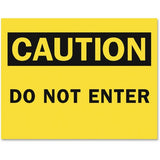 Tarifold Safety Sign Inserts - Caution Do Not Enter - P1949DE