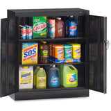 Tennsco Counter-High Storage Cabinet - 4218BK