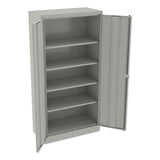 Tennsco 72" High Standard Cabinet (Assembled), 36 x 18 x 72, Light Gray