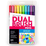 Tombow Dual Brush Art Pen 10-piece Set - Bright Colors - 56185
