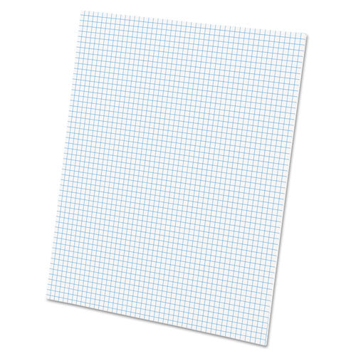 Ampad Quadrille Pads, Quadrille Rule (5 sq/in), 50 White (Heavyweight 20 lb) 8.5 x 11 Sheets