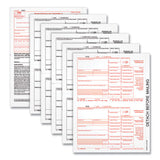 TOPS 1099-Div Tax Forms, Five-Part Carbonless, 5.5 x 8, 2/Page, (24) 1099s and (1) 1096