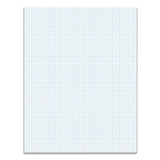 TOPS Quadrille Pads, Quadrille Rule (6 sq/in), 50 White 8.5 x 11 Sheets