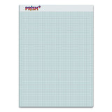TOPS Prism Quadrille Perforated Pads, Quadrille Rule (5 sq/in), 50 Blue 8.5 x 11.75 Sheets, 12/Pack