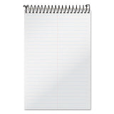 TOPS Docket Gold Steno Pads, Gregg Rule, Frosted White Cover, 100 White (Heavyweight 20 lb) 6 x 9 Sheets