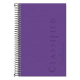 TOPS Color Notebooks, 1 Subject, Narrow Rule, Orchid Cover, 8.5 x 5.5, 100 Orchid Sheets
