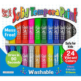 The Pencil Grip Tempera Paint 24-color Mess Free Set - 604