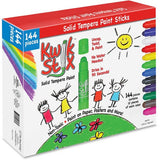 The Pencil Grip Kwik Stix 144-Piece Tempera Paint Sticks - 644