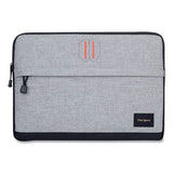 Targus Strata Neoprene Laptop Sleeve, Fits Devices Up to 13.3", Polyester, 14 x 2 x 10.25, Pewter/Black