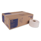 Tork Advanced Jumbo Bath Tissue, Septic Safe, 2-Ply, White, 3.48" x 751 ft, 12 Rolls/Carton