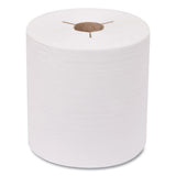 Tork Advanced Hand Towel Roll, Notched, 1-Ply, 8 x 10, White, 1000/Roll, 6 Rolls/Carton