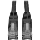 Tripp Lite 100ft Cat6 Gigabit Snagless Molded Patch Cable RJ45 M/M Black 100' - N201-100-BK