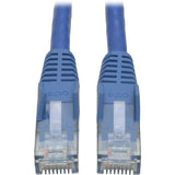 Tripp Lite 100ft Cat6 Gigabit Snagless Molded Patch Cable RJ45 M/M Blue 100' - N201-100-BL