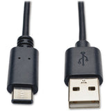 Tripp Lite 3ft USB 2.0 Hi-Speed Cable A Male to USB Type-C USB-C Male - U038-003