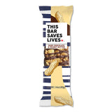 THIS BAR SAVES LIVES Snackbars, Dark Chocolate and Peanut Butter, 1.4 oz, 12/Box